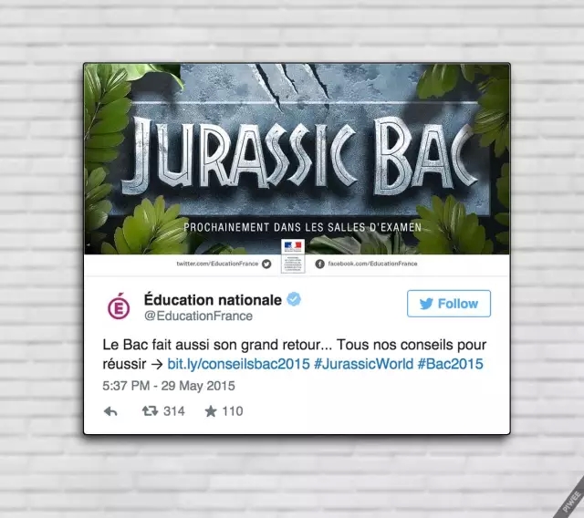 微博和twitter上的“侏罗纪公园”品牌大秀开启