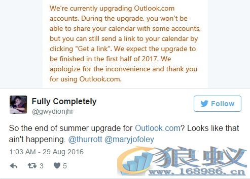 还没用上新版Outlook.com？那可能要等到明年了